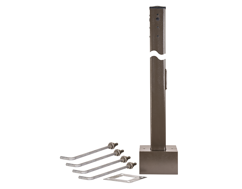 outdoor led light fixtures pole with accessories